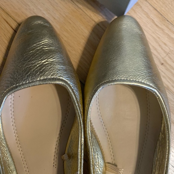 Zara gold flats - Picture 2 of 4
